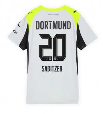 Borussia Dortmund Marcel Sabitzer #20 Bortatröja Dam 2025-26 Kortärmad